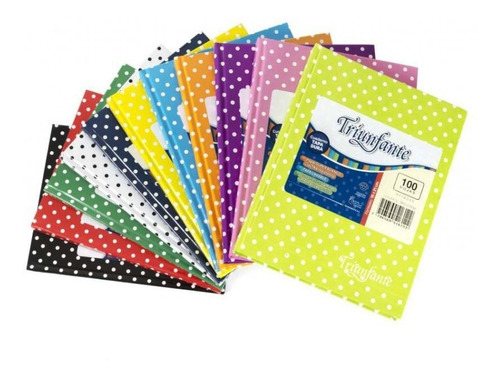 CUADERNO T/D TRIUNFANTE 16X21 100H RAYADO LUNAR